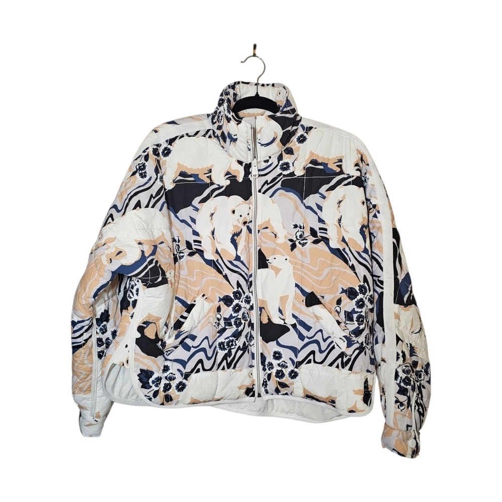 FP Movement by Free People Pippa Printed Packable Puffer Jacket in Winter Combo - Picture 9 of 15